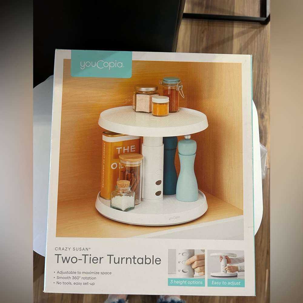 Two-Tier Turntable